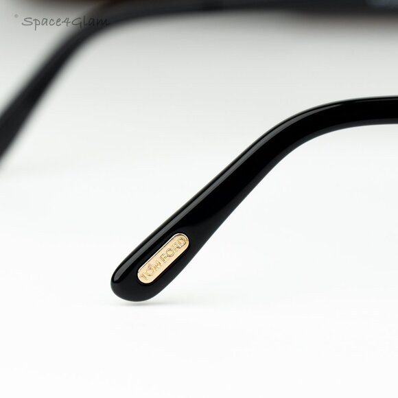 Tom Ford Women Eyeglasses Black Blue Light Block Square FT5808 001 BRAND NEW - Picture 6 of 10